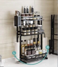 TammaT - Kruidenrek - Kruidenrek Staand - Inklapbare Keukenrek - 3-laags 35x21x56,5CM - Keuken Organizer - Aanrecht Organizer - Keuken Opslag - Roestvrij Staal - Opbergrek - Keuken Organizers - Roestvrij En Krasvrij -Mepal Promos Winkel 1030x1200