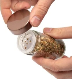 Pazzo Goods - Kruidenrek Staand - Kruidenrek Met Potjes - Rose Goud - RVS - Kruidenrek Draaibaar - 20 Kruidenpotjes - Inclusief Stickers & Stift - Kruiden Carrousel -Mepal Promos Winkel 1088x1200 1