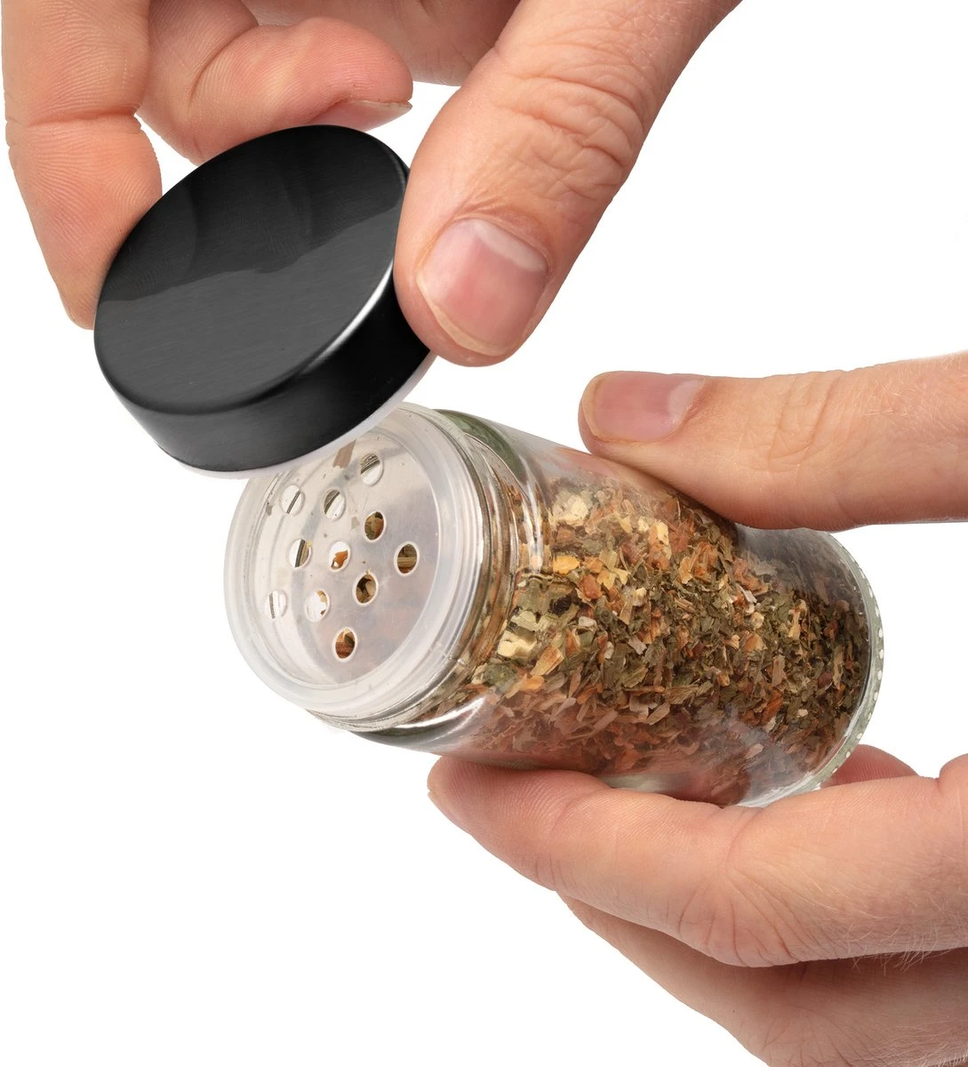 Pazzo Goods - Kruidenrek Staand - Kruidenrek Met Potjes - Zwart - RVS - Kruidenrek Draaibaar - 20 Kruidenpotjes - Inclusief Stickers & Stift - Kruiden Carrousel 9 Pazzo Goods - Kruidenrek Staand - Kruidenrek Met Potjes - Zwart - RVS - Kruidenrek Draaibaar - 20 Kruidenpotjes - Inclusief Stickers & Stift - Kruiden Carrousel - Afbeelding 9