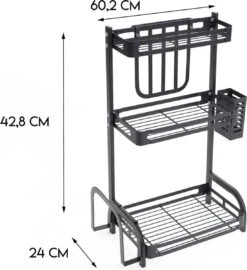 Sens Design Kruidenrek Staand – Keukenrek Voor Kruidenpotjes - Zwart -Mepal Promos Winkel 1099x1200 1