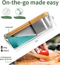 Bamboe Lunch Box 1400 Ml | Broodbox | Ecologisch | Roestvrijstalen Lunchbox | Bentobox No Leak | Smaakloos | Bamboe Grote Broodtrommel | Lunchbox Volwassenen | Lunchbox RVS Bamboe | Bambaw -Mepal Promos Winkel 1108x1200 6