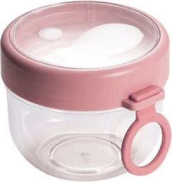 Deluqse Overnight Oats Potjes - Overnights Oats Beker - Set Van 3 - Oats Potjes - Overnight Oats Jar - Muesli Beker - Havermout Potjes -Mepal Promos Winkel 1135x1200