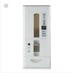 Merkloos TDR-Japans Rijst/Granen Container/Dispenser/ Opbergdoos - 6KG Inhoud - Wit -Mepal Promos Winkel 1198x1200 1