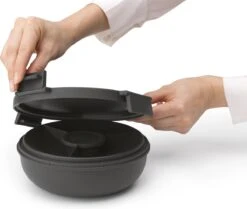 Brabantia Make & Take Salade Lunchbox - 1,3 L - Kunststof - Dark Grey -Mepal Promos Winkel 1200x1016
