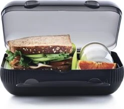 Tupperware Snackpack Zwart