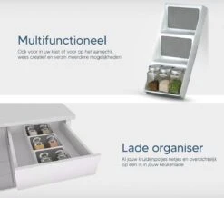 Johannes & Co - Kruidenrek Voor Lade - Keuken Organizers Kruidenrek Lade - Kruiden Organizer 14 Johannes & Co - Kruidenrek Voor Lade - Keuken Organizers Kruidenrek Lade - Kruiden Organizer -Mepal Promos Winkel 1200x1061 1