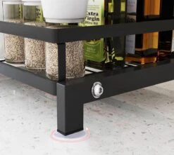 TammaT - Kruidenrek - Kruidenrek Staand - Inklapbare Keukenrek - 3-laags 35x21x56,5CM - Keuken Organizer - Aanrecht Organizer - Keuken Opslag - Roestvrij Staal - Opbergrek - Keuken Organizers - Roestvrij En Krasvrij -Mepal Promos Winkel 1200x1073 1