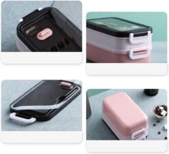 Lunchbox - Meal Prep Bakjes - Lunch Box Met Deksel - Meal Prep – Bento Box - Lunchtrommel Met Bestek Blauw -Mepal Promos Winkel 1200x1091