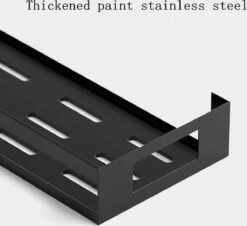 Merkloos Kruidenrek / Opbergrek - RVS - Perforatievrij Aan De Muur Gemonteerd - 50x13x6 Cm - Zwart 12 Merkloos Kruidenrek / Opbergrek - RVS - Perforatievrij Aan De Muur Gemonteerd - 50x13x6 Cm - Zwart -Mepal Promos Winkel 1200x1099 1