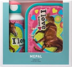 Mepal – Lunchset Campus (pu + Lb) – Pop-up Drinkfles En Broodtrommel Voor Kinderen – My Horse – Bento Box – Lekvrij -Mepal Promos Winkel 1200x1115 1