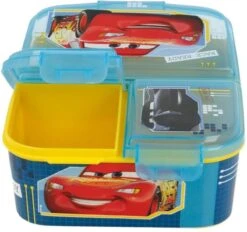 CARS Lunchbox - 3 Vakken - Disney Cars Broodtrommel -Mepal Promos Winkel 1200x1126