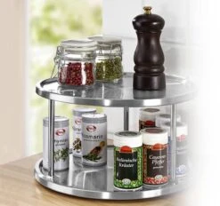 Genialo Kastje Rondel Duo - RVS - 26,5 X 15 Cm