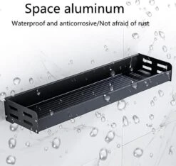 Merkloos TDR - Kruidenrek - Ophangbaar - Inclusief 6 Verplaatsbare Haken Voor Keukengereedschap - 50 Cm - Zwart -Mepal Promos Winkel 1200x1137