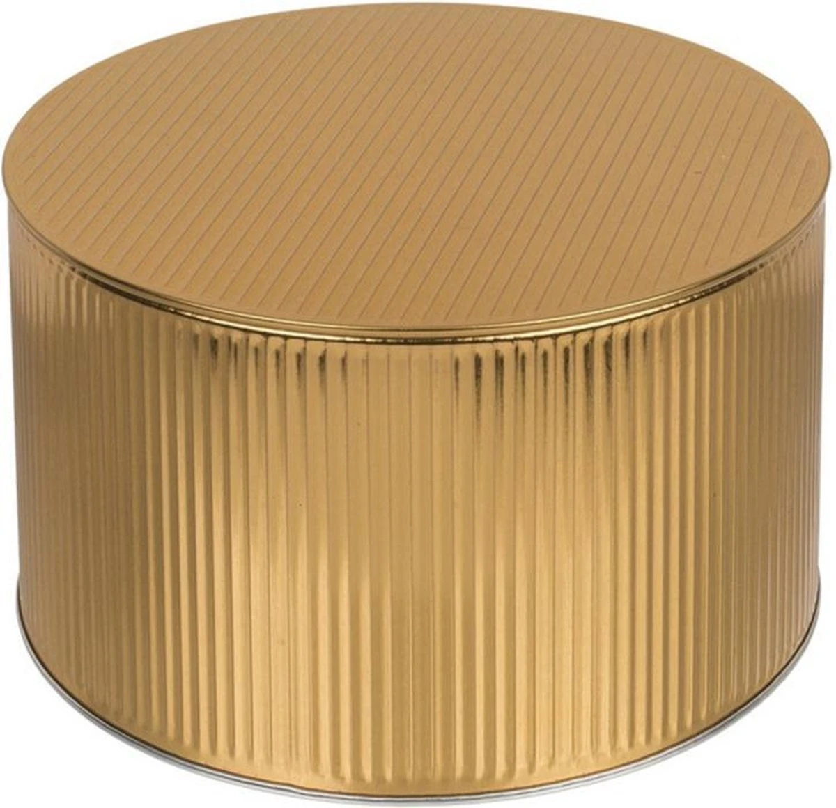 Out Of The Blue Opslagbox/voorraadblik Met Klik-deksel In De Kleur Geel Goud Van Tin-metaal Met Formaat 17 X 10.3 Cm - Keuken/huis Opslag Blikken 1 Out Of The Blue Opslagbox/voorraadblik Met Klik-deksel In De Kleur Geel Goud Van Tin-metaal Met Formaat 17 X 10.3 Cm - Keuken/huis Opslag Blikken