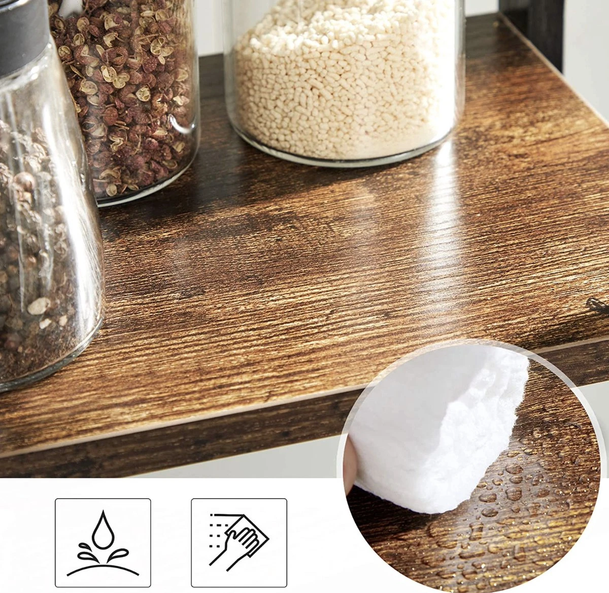 Caroa - Kruidenrek - Kruidenrek Ophangbaar - Kruidenrek Staand - Kruidenrek Met Potjes - Kruidenrekken - Kruidenrekje 6 Caroa - Kruidenrek - Kruidenrek Ophangbaar - Kruidenrek Staand - Kruidenrek Met Potjes - Kruidenrekken - Kruidenrekje - Afbeelding 6