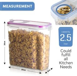 TNM Luxe Luchtdichte Voorraadbussen Set (4x2,5L) – Voorraadpotten - 4 Kleuren -Mepal Promos Winkel 1200x1193 3