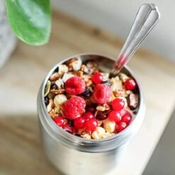 Coninx Thermos Lunchbox - Muesli Beker To Go - Isoleer Lunchpot - Yoghurtbeker To Go - Mueslibeker 840ml (600ml+240ml) - RVS -Mepal Promos Winkel 1200x1200 176