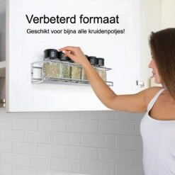Kruidenrek Ophangbaar Kruidenpotjes Wandrek Organizer Keuken Accessoires - Geschikt Voor Bijna Alle Kruidenpotjes 12 Kruidenrek Ophangbaar Kruidenpotjes Wandrek Organizer Keuken Accessoires - Geschikt Voor Bijna Alle Kruidenpotjes -Mepal Promos Winkel 1200x1200 187