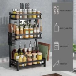 Koflergoods - Kruidenrek - Kruidenrek Staal - 3 Laags - Opbergrek - Keuken Organizer - Roestvrijstaal - Aanrecht Organizer 6 Koflergoods - Kruidenrek - Kruidenrek Staal - 3 Laags - Opbergrek - Keuken Organizer - Roestvrijstaal - Aanrecht Organizer -Mepal Promos Winkel 1200x1200 198