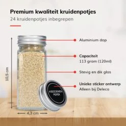 Deleca Kruidenrek Organizer Met 24 Kruidenpotjes - Vierkant - Strooideksel & Labels - Ophangbaar Of Staand - Industrieel / Zwart 19 Deleca Kruidenrek Organizer Met 24 Kruidenpotjes - Vierkant - Strooideksel & Labels - Ophangbaar Of Staand - Industrieel / Zwart -Mepal Promos Winkel 1200x1200 232