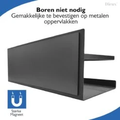 Dieux® - Magnetisch Kruidenrek - Ophangbaar Opbergrek - Keukenrek - Complete Set - Aanrecht Organiser - Badkamerrek - Wandrek - Staal - Zwart - Pasen 9 Dieux® - Magnetisch Kruidenrek - Ophangbaar Opbergrek - Keukenrek - Complete Set - Aanrecht Organiser - Badkamerrek - Wandrek - Staal - Zwart - Pasen -Mepal Promos Winkel 1200x1200 249