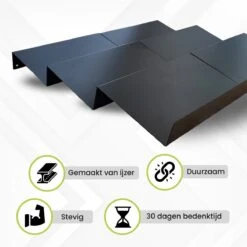 Kitchenful Kruidenrek Lade - Kruiden Organiser - 6 Stuks - Zwart - Verstelbaar - Metaal - Kruiden Opberger -Mepal Promos Winkel 1200x1200 342