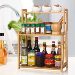 Cellavi Duurzaam Kruidenrek Staand Van Bamboe - Keukenrek Verstelbaar - Keuken Accessoires - Stevige Constructie - Multifunctioneel En Waterafstotend -Mepal Promos Winkel 1200x1200 367