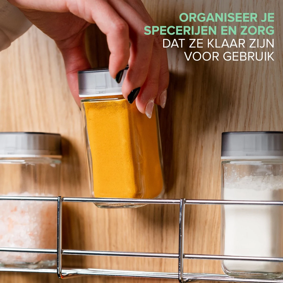 Merkloos Coninx Kruidenrek KR3000 - Ophangbaar - 32 Kruidenpotjes - 4 Laags 9 Merkloos Coninx Kruidenrek KR3000 - Ophangbaar - 32 Kruidenpotjes - 4 Laags - Afbeelding 9