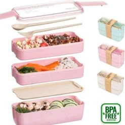 Lunchbox - Meal Prep Bakjes - Lunch Box Met Deksel - Meal Prep – Bento Box - Lunchtrommel Met Bestek Beige -Mepal Promos Winkel 1200x1200 43