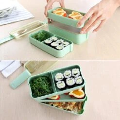 Lunchbox - Meal Prep Bakjes - Lunch Box Met Deksel - Meal Prep – Bento Box - Lunchtrommel Met Bestek Beige -Mepal Promos Winkel 1200x1200 44