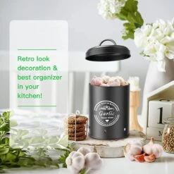 Professionele Bewaardozen - Set Van 3 - Voor Aardappels, Uien En Knoflook - Retro Design - Voorraadcontainer Van Metaal - Keukenopslag - Groentes Bewaren Voor Lange Tijd - Perfect Cadeau Voor In De Keuken 10 Professionele Bewaardozen - Set Van 3 - Voor Aardappels, Uien En Knoflook - Retro Design - Voorraadcontainer Van Metaal - Keukenopslag - Groentes Bewaren Voor Lange Tijd - Perfect Cadeau Voor In De Keuken -Mepal Promos Winkel 1200x1200 498