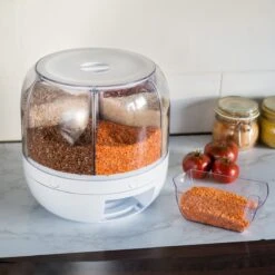 Roterende Voedsel Dispenser - 6 Vakken - Met Doseerschep - BPA Vrij - Handig -Mepal Promos Winkel 1200x1200 502