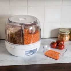 Roterende Voedsel Dispenser - 6 Vakken - Met Doseerschep - BPA Vrij - Handig -Mepal Promos Winkel 1200x1200 504