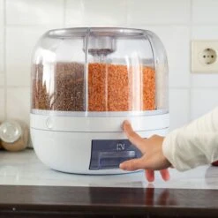 Roterende Voedsel Dispenser - 6 Vakken - Met Doseerschep - BPA Vrij - Handig -Mepal Promos Winkel 1200x1200 506