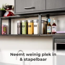 Stosh Voorraadpotten - Voorraadbussen - Vershouddoos - 4 Stuks - 4.0L - BPA Vrij - Kunststof -Mepal Promos Winkel 1200x1200 546