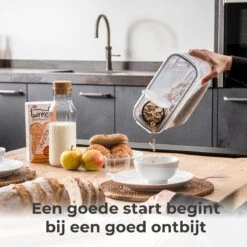 Stosh Voorraadpotten - Voorraadbussen - Vershouddoos - 4 Stuks - 4.0L - BPA Vrij - Kunststof -Mepal Promos Winkel 1200x1200 548