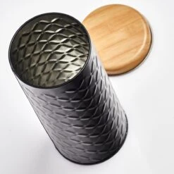 2x Bewaar/voorraad Blikken Koffiepads - Zwart - 18 X 7,5 Cm - 1 Liter -Mepal Promos Winkel 1200x1200 555