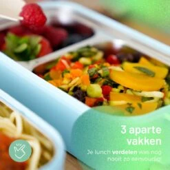 Triple J® Lunchbox - Broodtrommel - Lucht- & Lekvrij - Incl. Bestek - Magnetron & Vaatwasser Bestendig -Mepal Promos Winkel 1200x1200 73