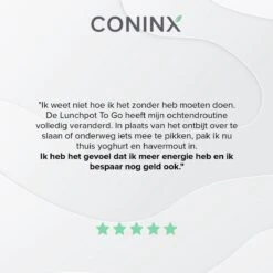 Coninx Yoghurtbeker To Go - Muesli Beker To Go - Lunchbeker - Mueslibeker 640ml ( 450ml+190ml ) - Blauw -Mepal Promos Winkel 1200x1200 96