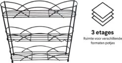 Zindoo - Kruidenrek - Standaard - 3-laags - Ophangbaar - 18 Kruiden Potjes - Anti-slip Pootjes - Spice Rack - Specerijenrek - Keukenorganizer - Keukenaccessoires 9 Zindoo - Kruidenrek - Standaard - 3-laags - Ophangbaar - 18 Kruiden Potjes - Anti-slip Pootjes - Spice Rack - Specerijenrek - Keukenorganizer - Keukenaccessoires -Mepal Promos Winkel 1200x628 2