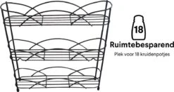 Zindoo - Kruidenrek - Standaard - 3-laags - Ophangbaar - 18 Kruiden Potjes - Anti-slip Pootjes - Spice Rack - Specerijenrek - Keukenorganizer - Keukenaccessoires 10 Zindoo - Kruidenrek - Standaard - 3-laags - Ophangbaar - 18 Kruiden Potjes - Anti-slip Pootjes - Spice Rack - Specerijenrek - Keukenorganizer - Keukenaccessoires -Mepal Promos Winkel 1200x637
