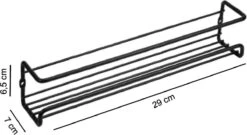 Kruidenrek Ophangbaar Kruidenpotjes Wandrek Organizer Keuken Accessoires - Zwart - Geschikt Voor Bijna Alle Kruidenpotjes 15 Kruidenrek Ophangbaar Kruidenpotjes Wandrek Organizer Keuken Accessoires - Zwart - Geschikt Voor Bijna Alle Kruidenpotjes -Mepal Promos Winkel 1200x658 1