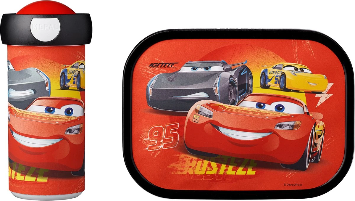Mepal – Lunchset Campus (sb + Lb) – Schoolbeker En Broodtrommel Voor Kinderen – Cars – Bento Box - Lekvrij 1 Mepal – Lunchset Campus (sb + Lb) – Schoolbeker En Broodtrommel Voor Kinderen – Cars – Bento Box - Lekvrij