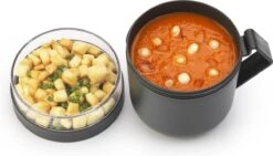 Brabantia Make & Take Soepbeker - 0,6 L - Kunststof - Dark Grey -Mepal Promos Winkel 1200x687 2