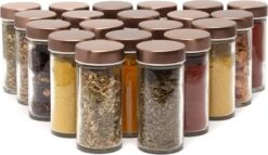 Pazzo Goods - Kruidenrek Staand - Kruidenrek Met Potjes - Rose Goud - RVS - Kruidenrek Draaibaar - 20 Kruidenpotjes - Inclusief Stickers & Stift - Kruiden Carrousel -Mepal Promos Winkel 1200x694 2