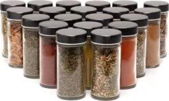 Pazzo Goods - Kruidenrek Staand - Kruidenrek Met Potjes - Zwart - RVS - Kruidenrek Draaibaar - 20 Kruidenpotjes - Inclusief Stickers & Stift - Kruiden Carrousel 15 Pazzo Goods - Kruidenrek Staand - Kruidenrek Met Potjes - Zwart - RVS - Kruidenrek Draaibaar - 20 Kruidenpotjes - Inclusief Stickers & Stift - Kruiden Carrousel -Mepal Promos Winkel 1200x718 2