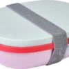 Mepal – Lunchbox Ellipse Duo – Lunchbox Voor Volwassenen En Saladebox To Go– Strawberry Vibe – Magnetronbestendig - Limited Edition