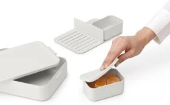 Brabantia Make & Take Bento Lunchbox Incl Bentobox - Large - Kunststof - Light Grey -Mepal Promos Winkel 1200x744 1