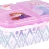 Disney Frozen Broodtrommel 3 Vakjes - 17x20 Cm - Brooddoos -Lunchbox