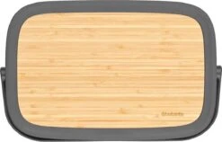 Brabantia Nic Broodtrommel - Met Bamboe Deksel - Dark Grey 22 Brabantia Nic Broodtrommel - Met Bamboe Deksel - Dark Grey -Mepal Promos Winkel 1200x766 4